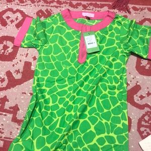 Lilly Pulitzer brand new pink and green dress size 6